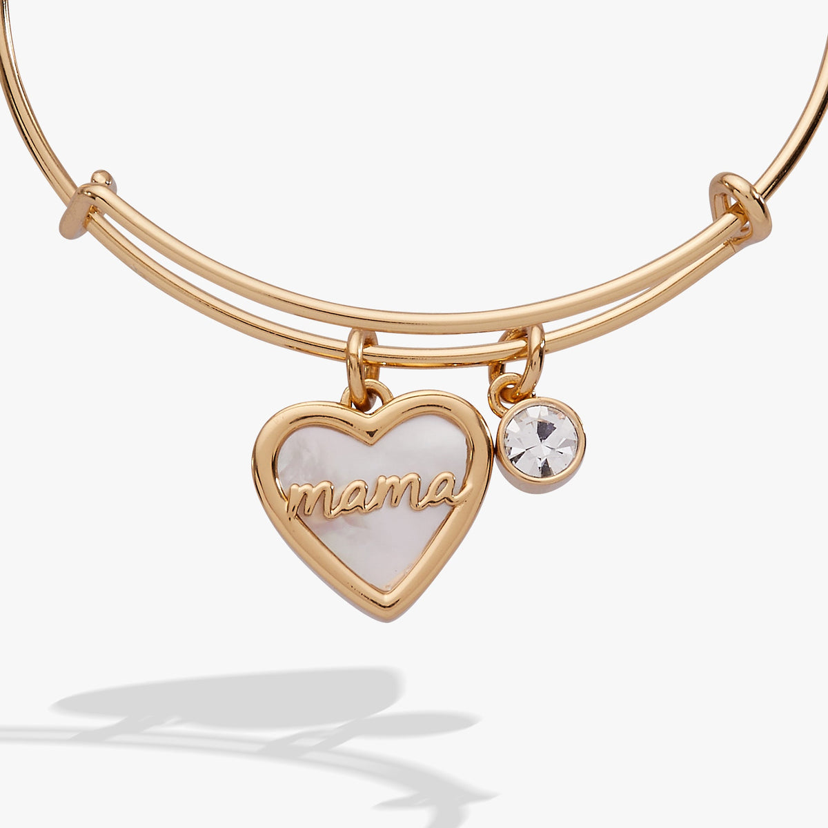 Alex and Ani BILY Mama MOP Heart EWB Duo