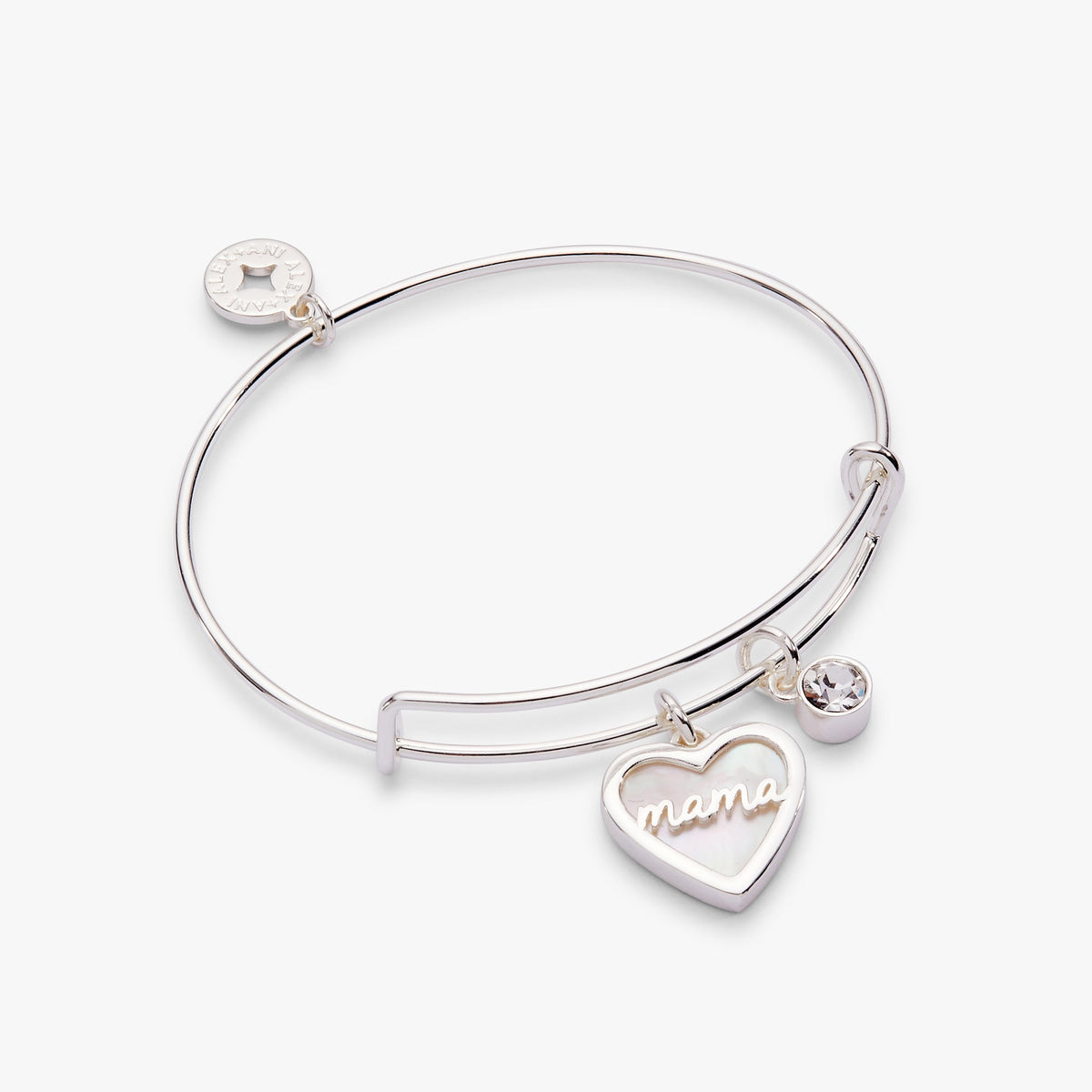 Alex and Ani BILY Mama MOP Heart EWB Duo