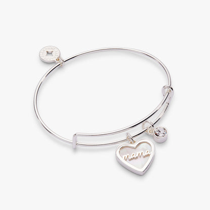 Alex and Ani BILY Mama MOP Heart EWB Duo