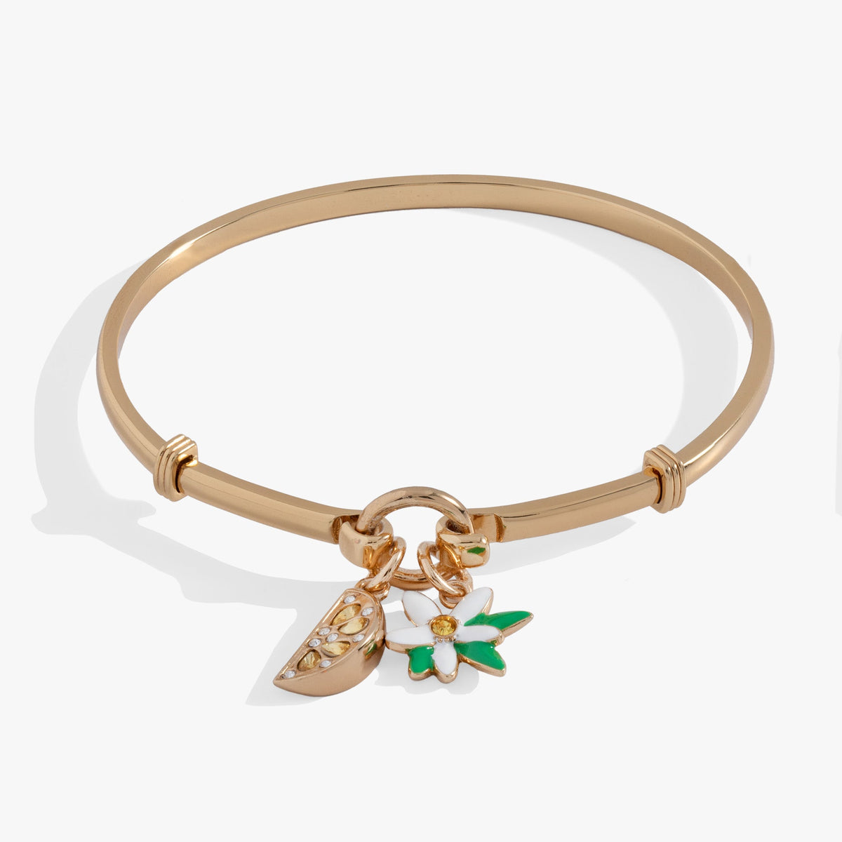 Alex and Ani Lemon Tension Bangle
