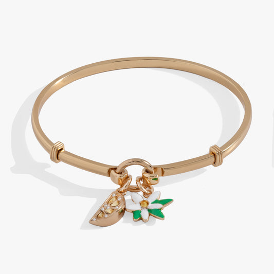 Alex and Ani Lemon Tension Bangle