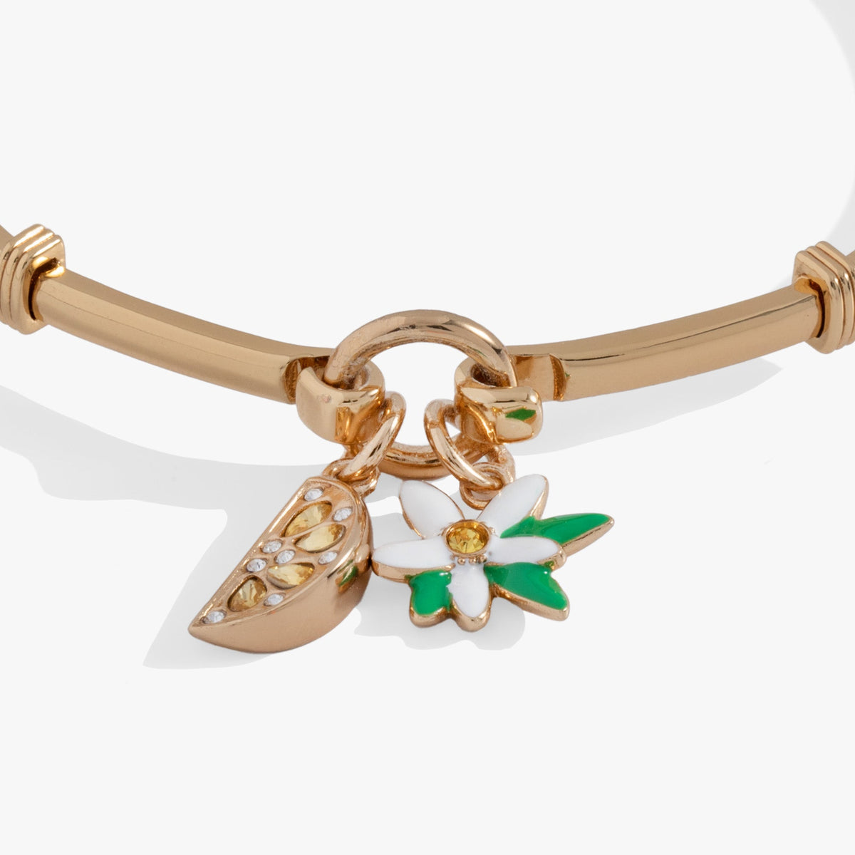 Alex and Ani Lemon Tension Bangle