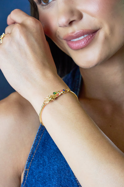 Alex and Ani SOM - Mixed Woodland Tension Cuff