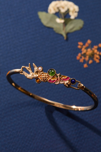 Alex and Ani SOM - Mixed Woodland Tension Cuff