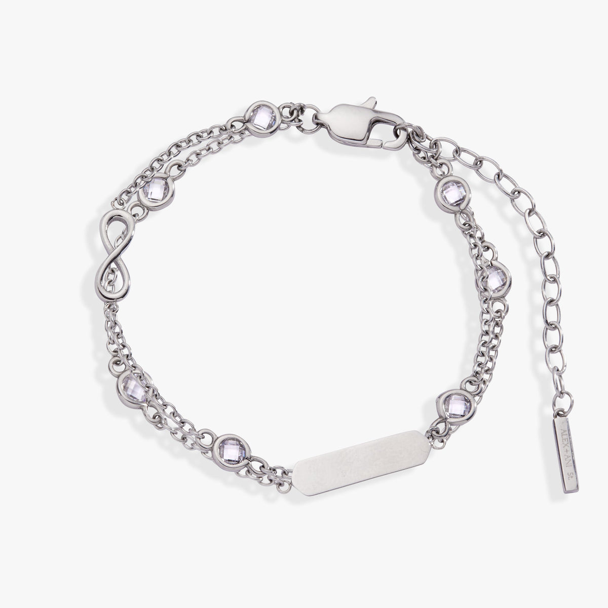Alex and Ani Infinity Chain Double Stranded Bracelet