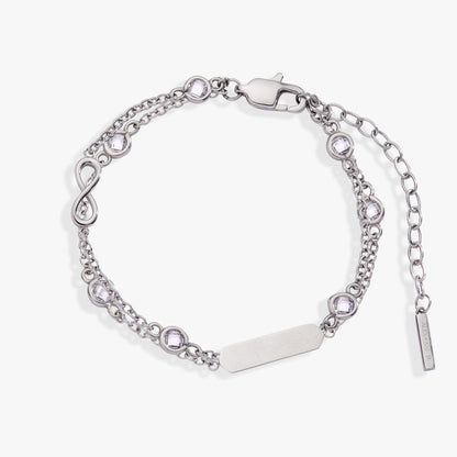 Alex and Ani Infinity Chain Double Stranded Bracelet