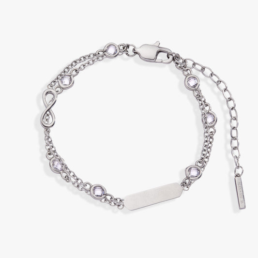 Alex and Ani Infinity Chain Double Stranded Bracelet