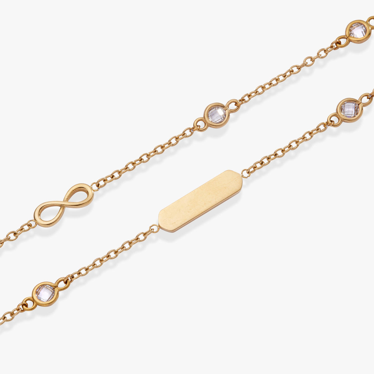 Alex and Ani Infinity Chain Double Stranded Bracelet