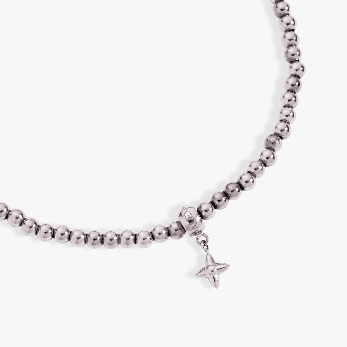 Alex and Ani 3mm metal ball bead stretch bracelet