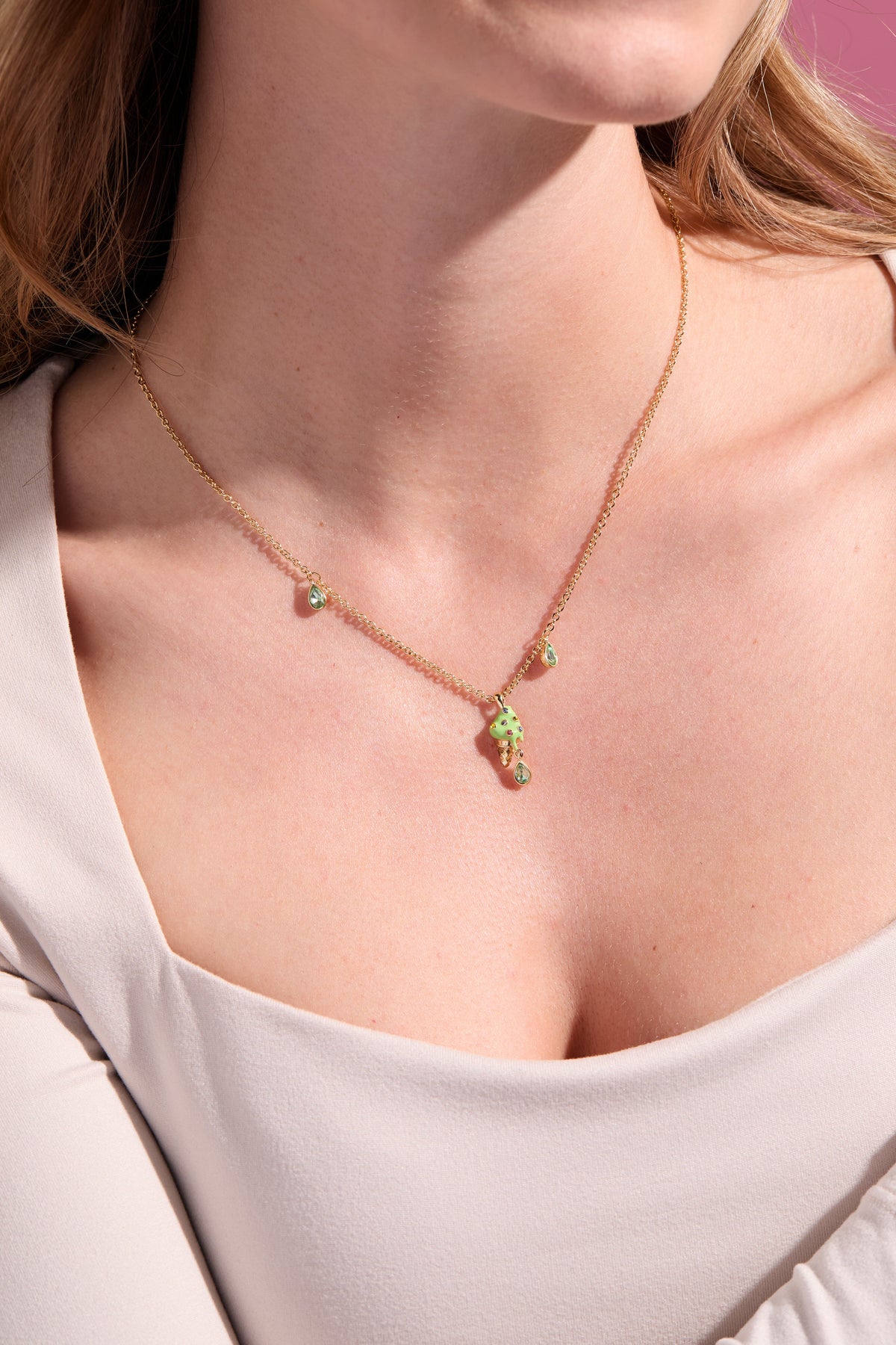 Alex and Ani Ice Cream Pendant