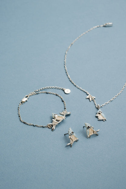 Alex and Ani Tufted Titmouse Bracelet