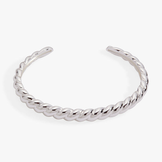 Alex and Ani Puffy Rope Texture Cuff Bracelet