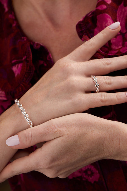 Alex and Ani Puffy Chain Bracelet
