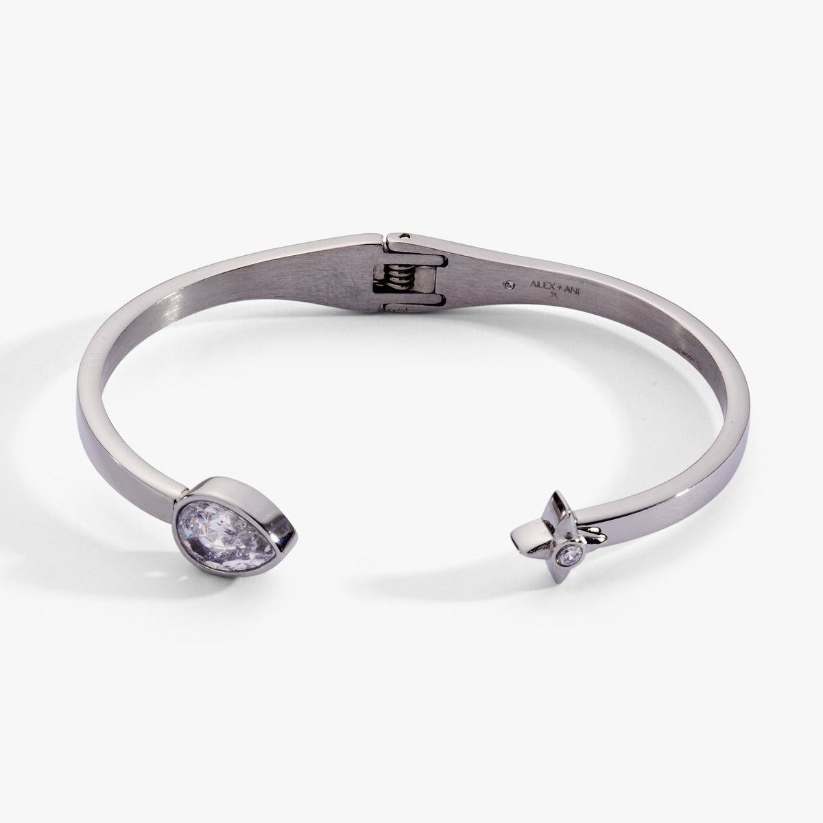 Alex and Ani Crystal Teardrop and Star Cuff Bracelet