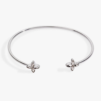 Alex and Ani Crystal Logo Star Flex Cuff