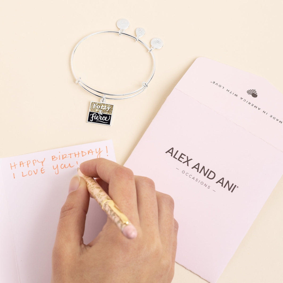 Alex and Ani Forty & Fierce Charm Bangle - Alex and Ani