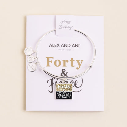 Alex and Ani Forty & Fierce Charm Bangle - Alex and Ani