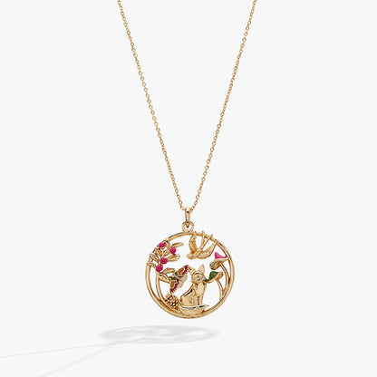 Alex and Ani Mixed Woodland Pendant Necklace
