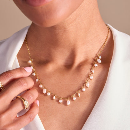 Alex and Ani Freshwater Pearl Necklace