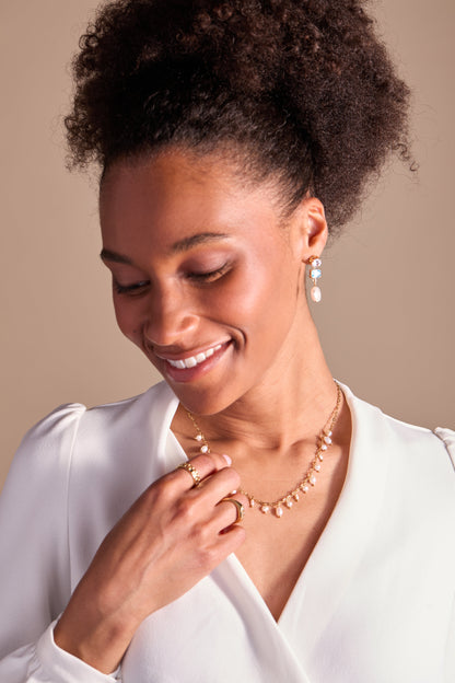 Alex and Ani Freshwater Pearl Necklace