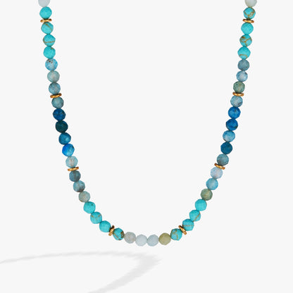 Alex and Ani Turquoise Ombre Semi-Precious Beaded Necklace