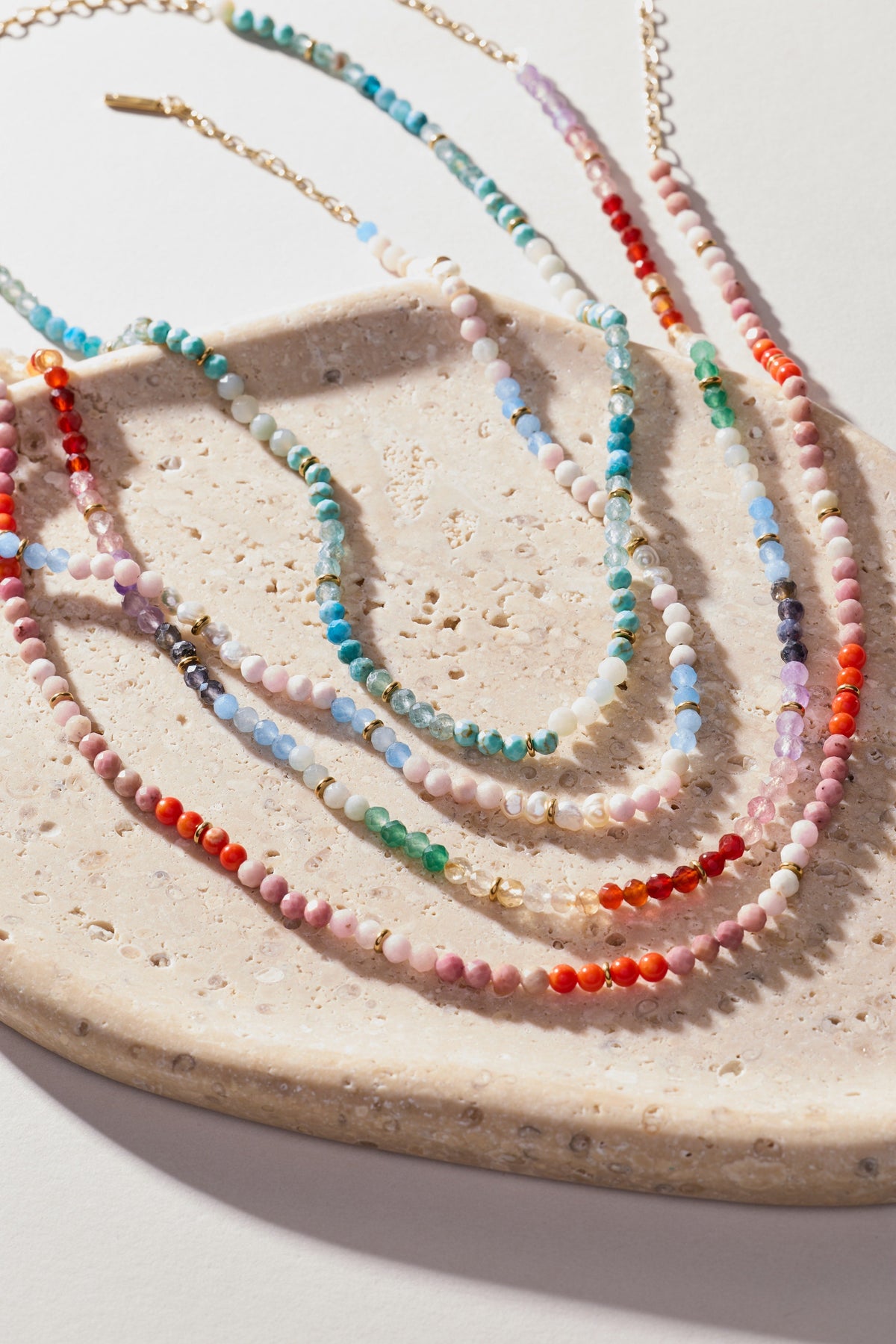 Alex and Ani Turquoise Ombre Semi-Precious Beaded Necklace