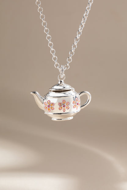 Alex and Ani Teapot Locket Necklace Pendant