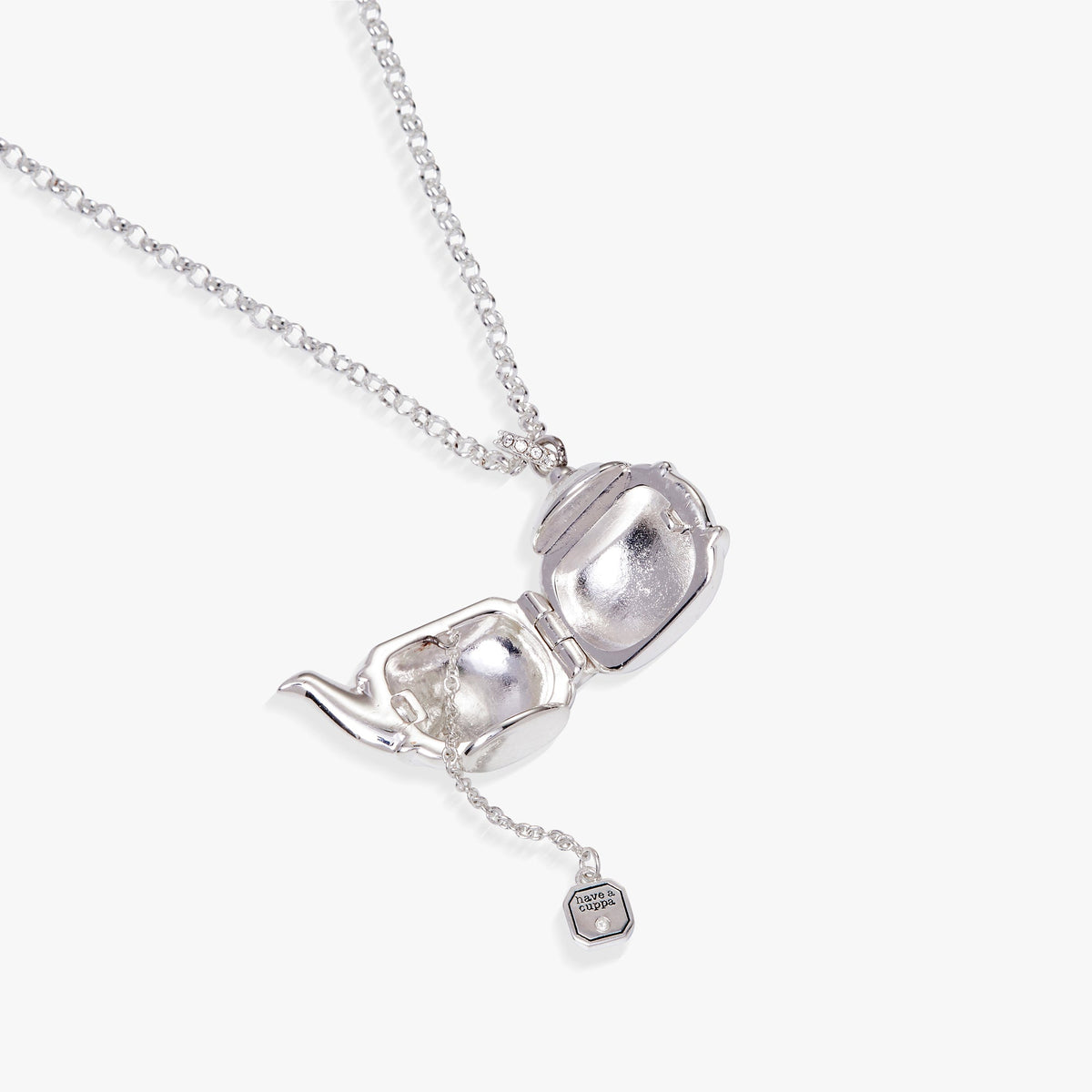 Alex and Ani Teapot Locket Necklace Pendant