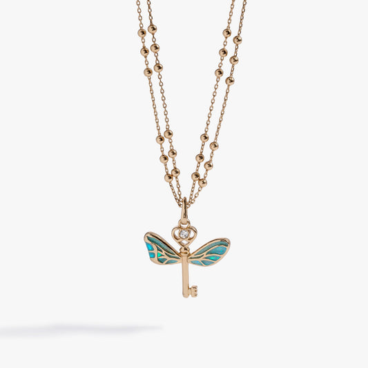 Alex and Ani Harry Potter, Flying Keys Adjustable Necklace