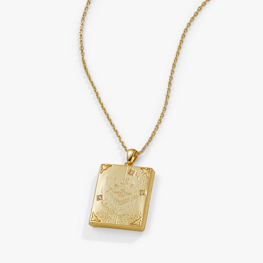 Alex and Ani Harry Potter™ Mischief Managed Locket Necklace