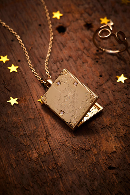 Alex and Ani Harry Potter™ Mischief Managed Locket Necklace