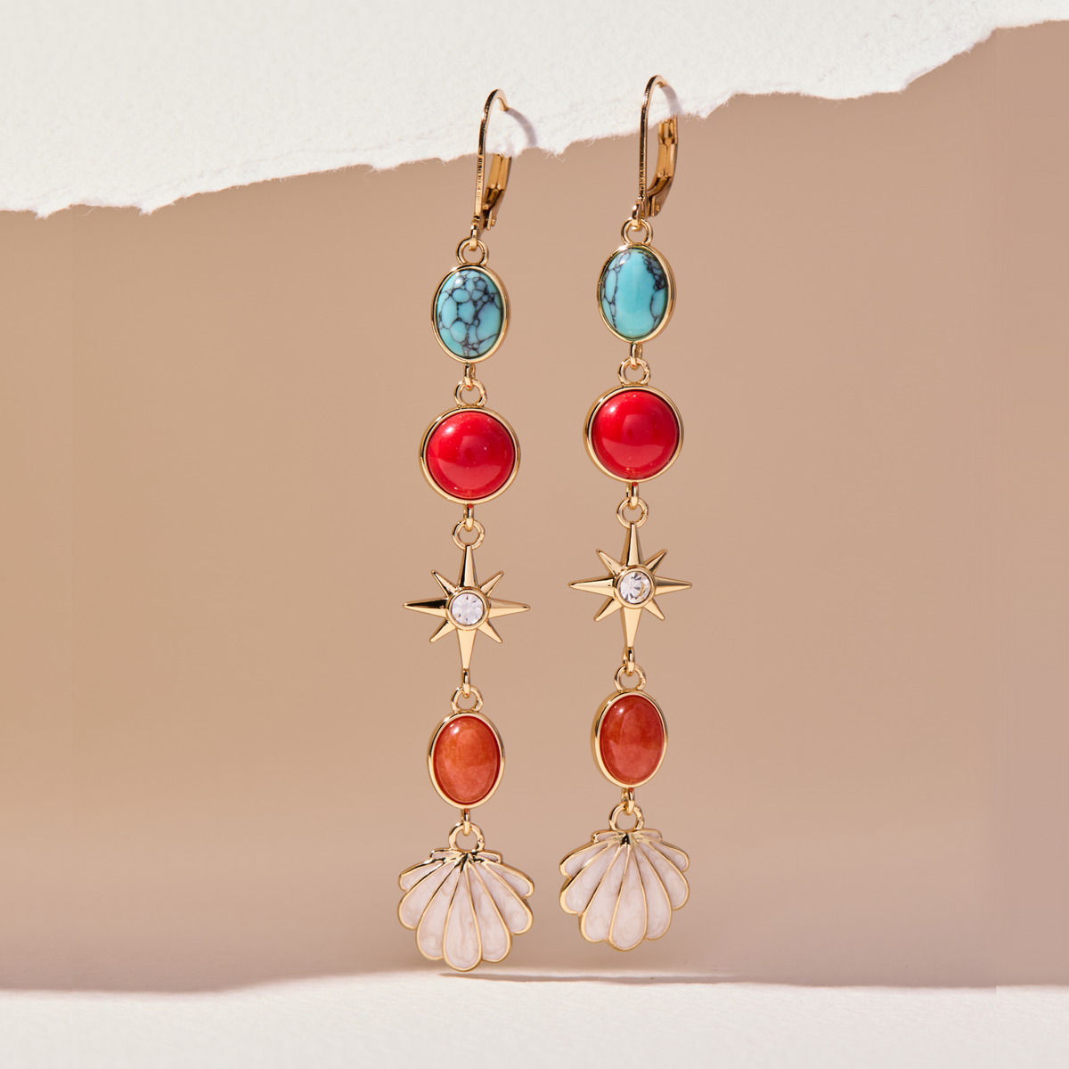Alex and Ani Moonlight Beach Linear Earring