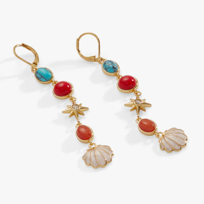Alex and Ani Moonlight Beach Linear Earring