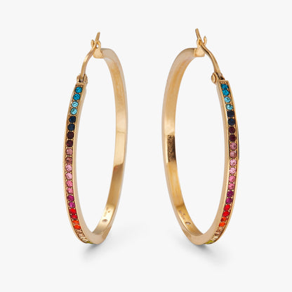 Alex and Ani Rainbow Ombre Pave Hoop