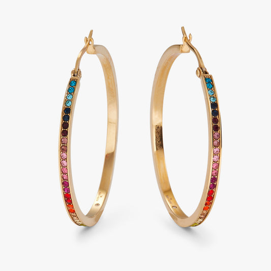 Alex and Ani Rainbow Ombre Pave Hoop