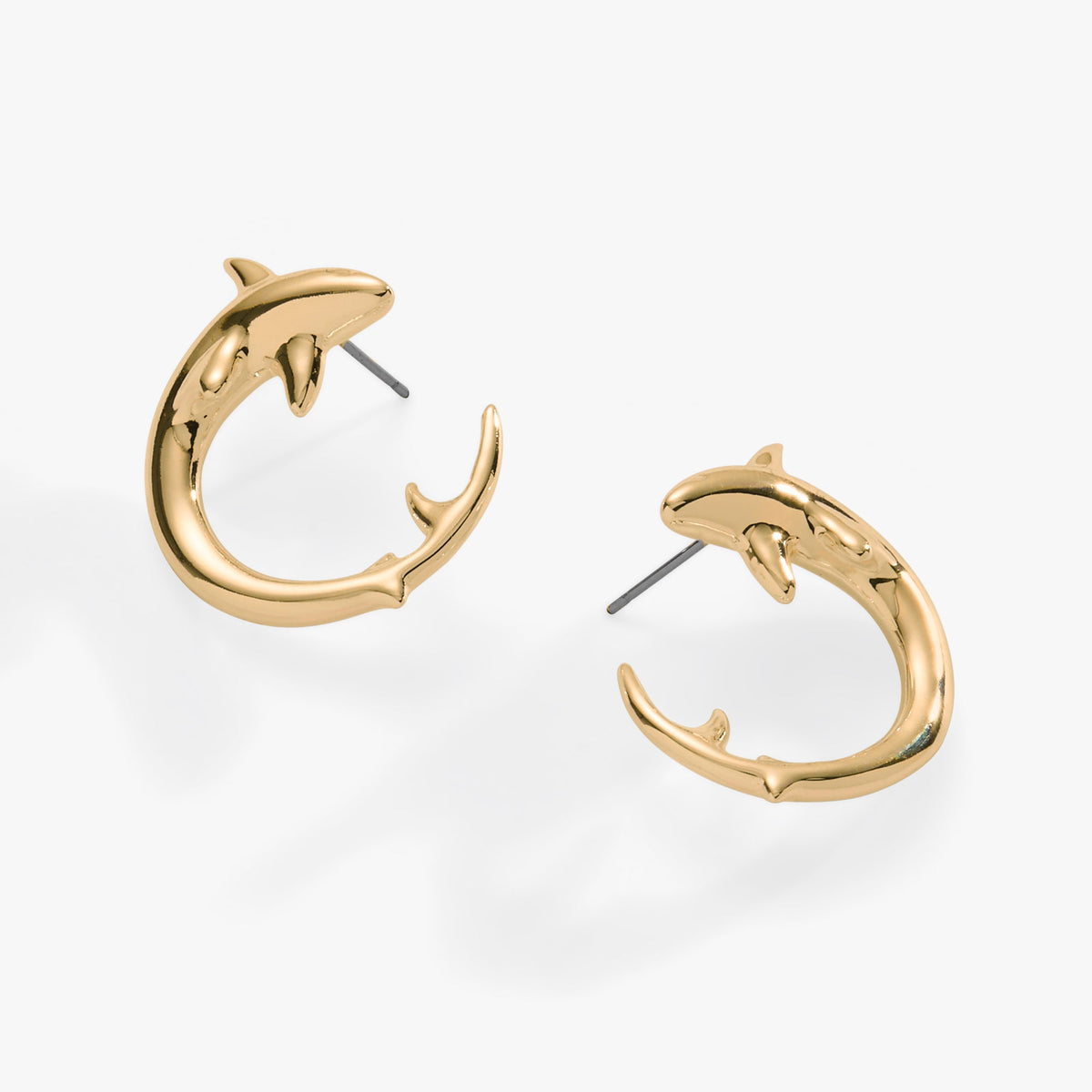 Alex and Ani Shark Hoop Earring