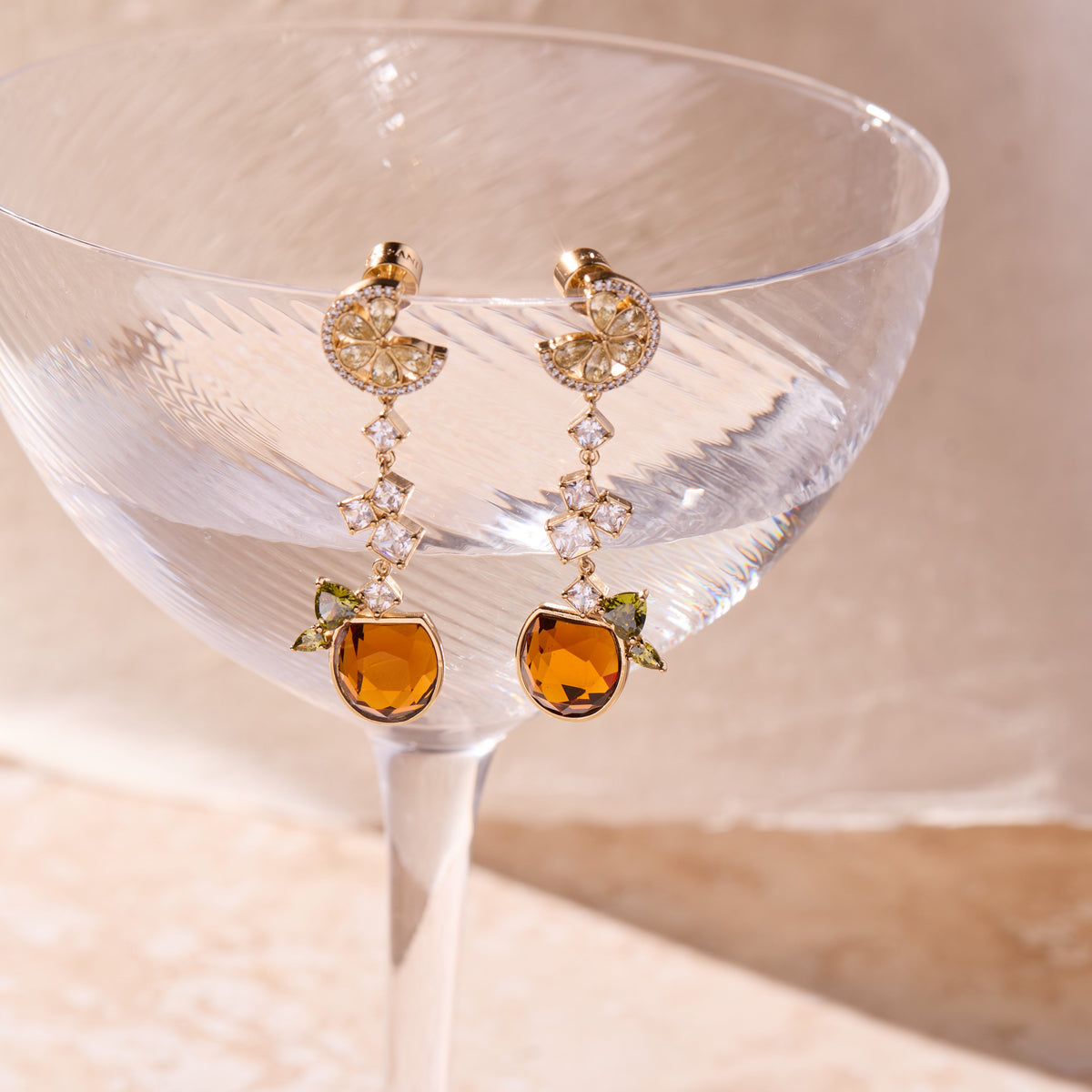 Alex and Ani Spritz O Clock Statement Earring