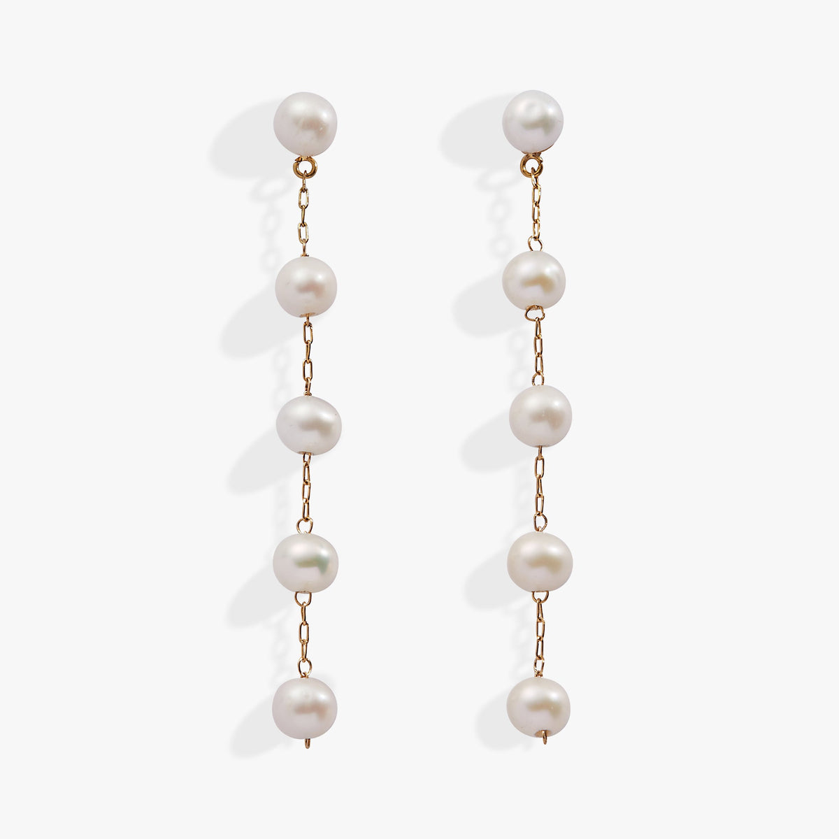 Alex and Ani Freshwater Pearl Drop Earrings