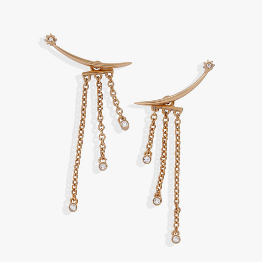 Alex and Ani Celestial Shooting Star Ear Jacket Earring