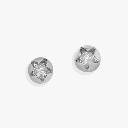 Alex and Ani Crystal Star Mini Stud Earrings