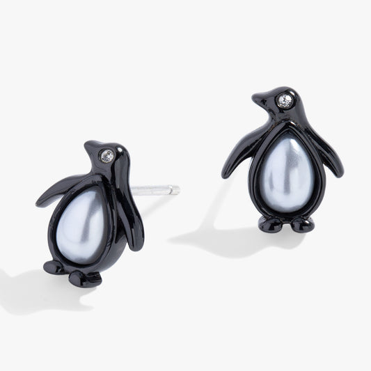 Alex and Ani Penguin Stud Earrings