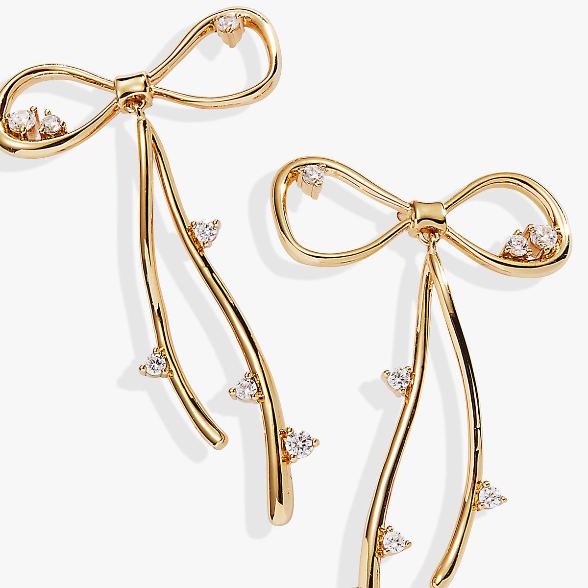 Alex and Ani Coquette Bow Earrings