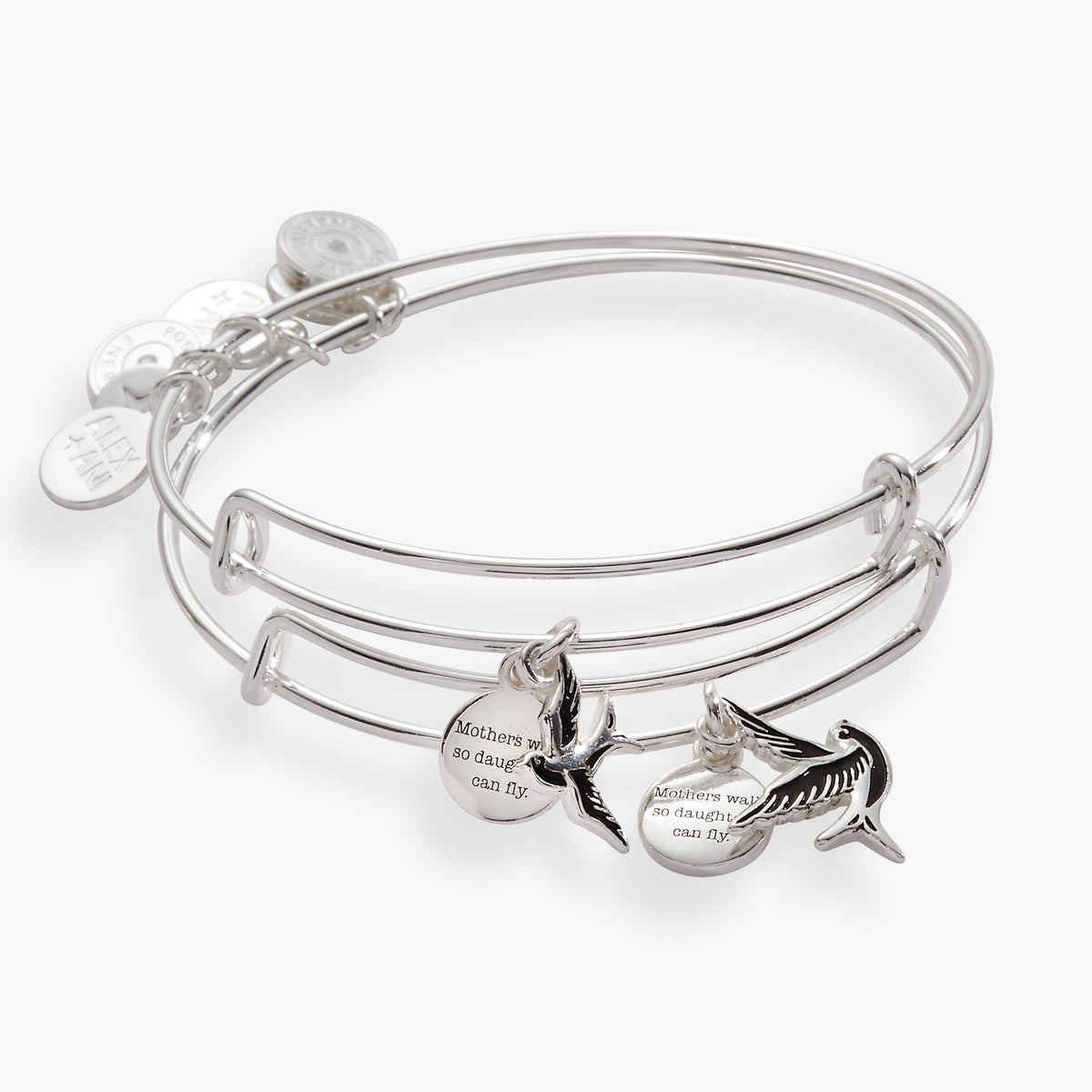 Alex and Ani Mother & Daughter Sparrow Set of 2