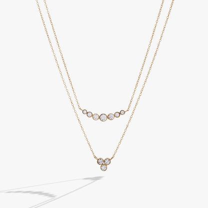 Alex and Ani Double-Layer Crystal Necklace
