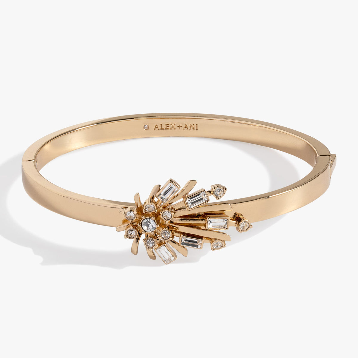 Alex and Ani Festive Sparkle Hinge Bangle