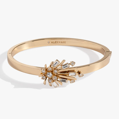Alex and Ani Festive Sparkle Hinge Bangle
