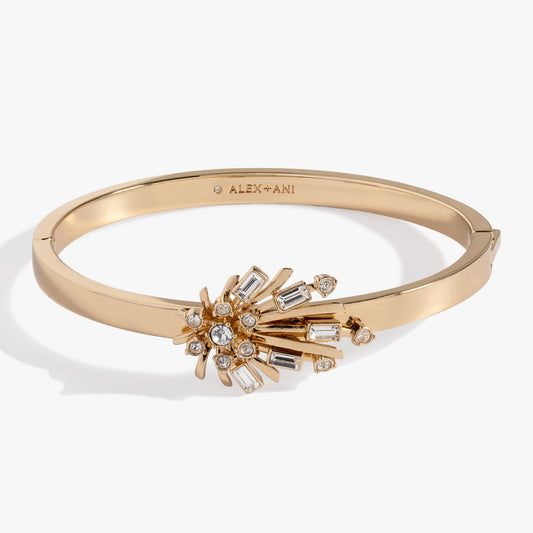 Alex and Ani Festive Sparkle Hinge Bangle