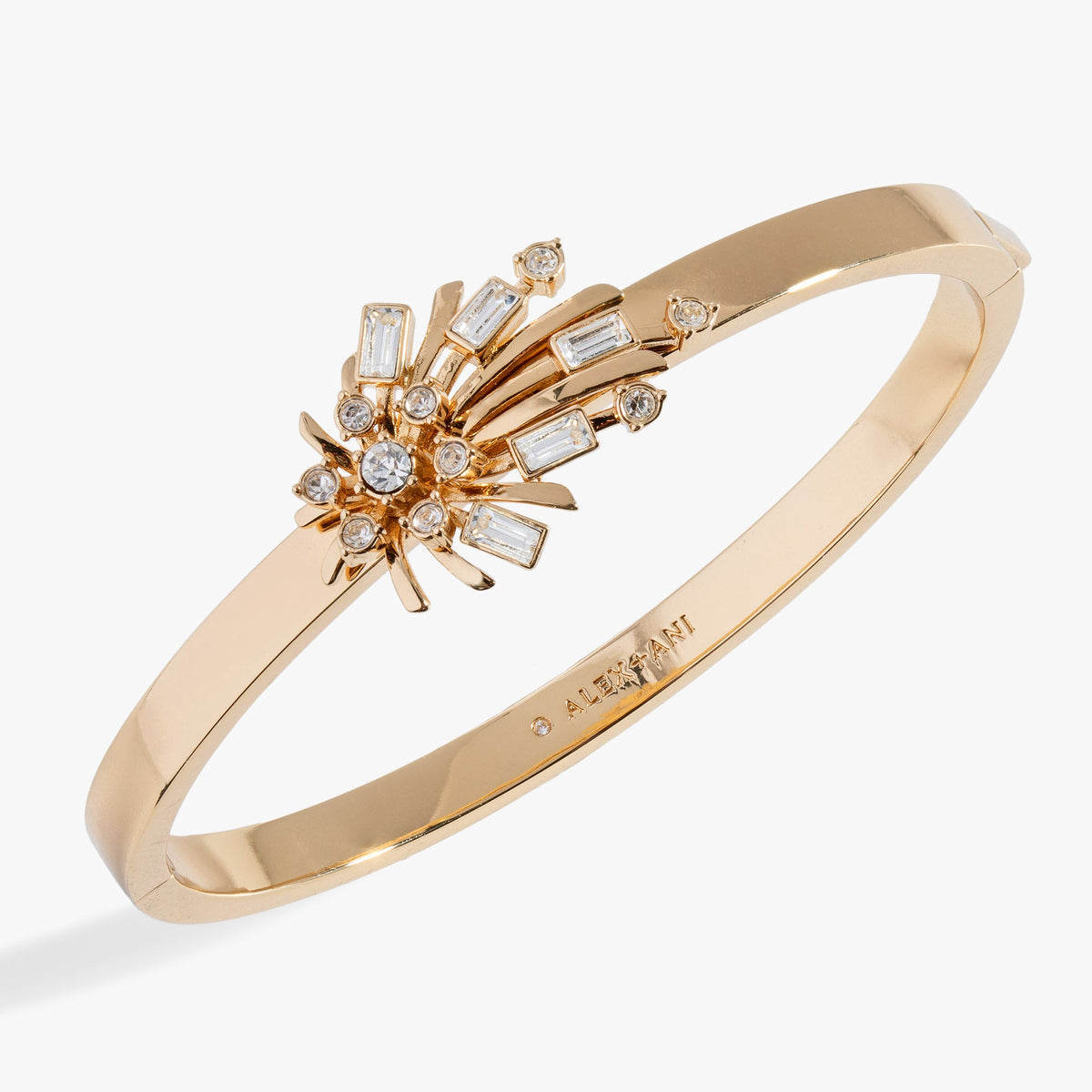 Alex and Ani Festive Sparkle Hinge Bangle