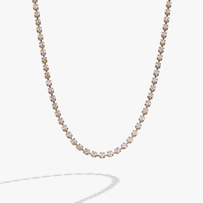 Alex and Ani Crystal Tennis Chain Necklace