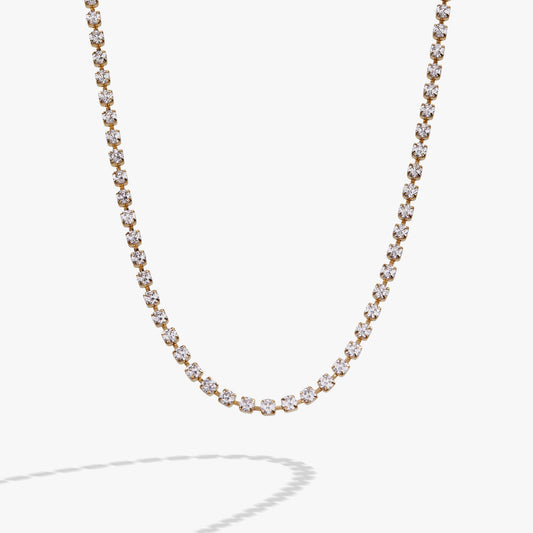Alex and Ani Crystal Tennis Chain Necklace